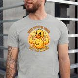 Mess with the Quack – Funny Duck T-Shirt with Attitude