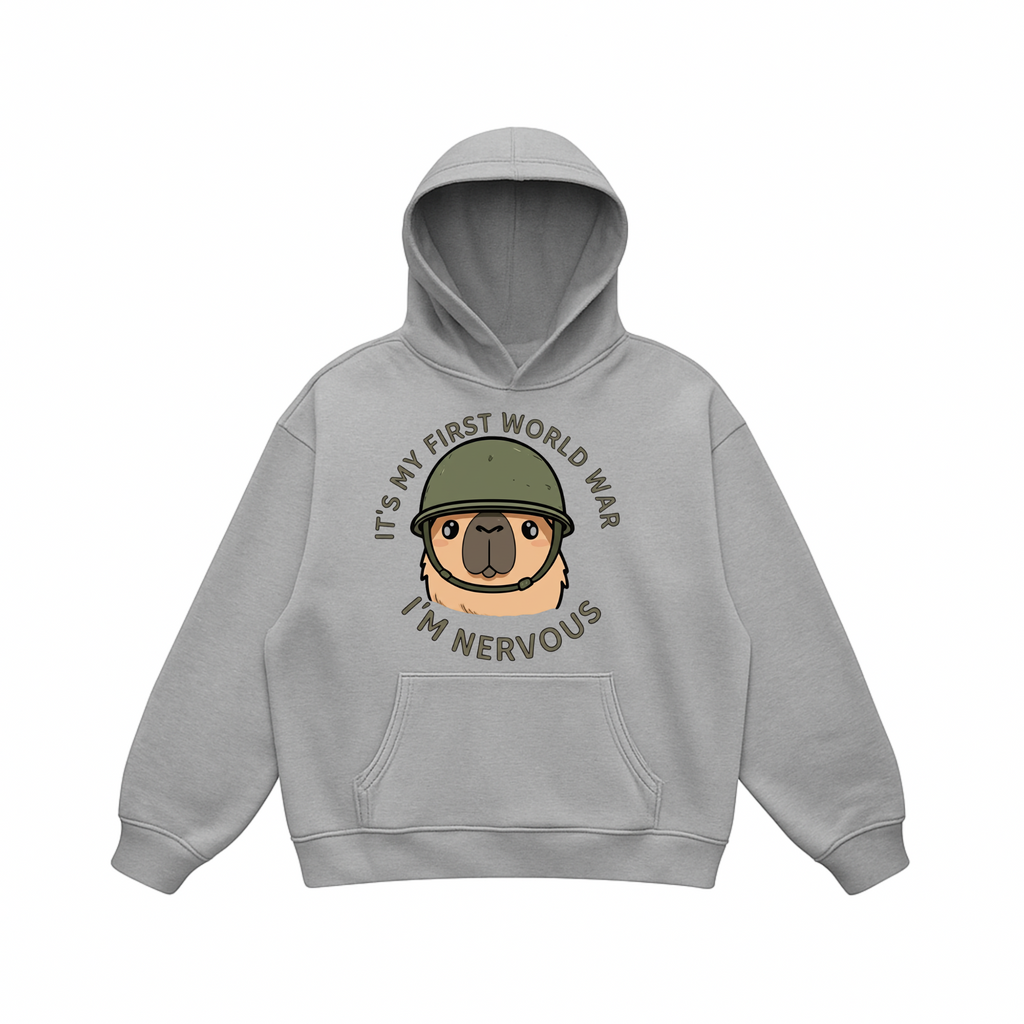 Capybara Mode On – Funny Chill Vibes Hoodie