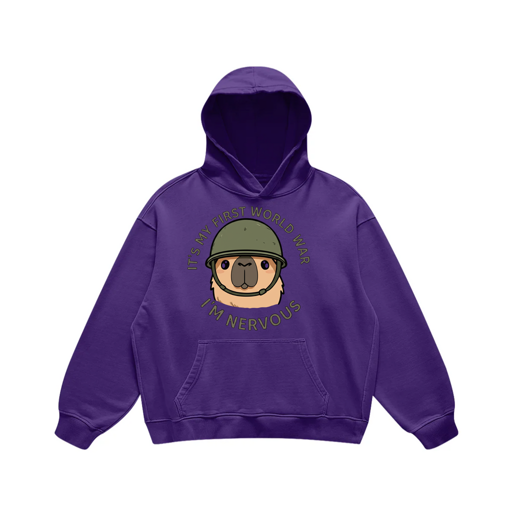 Capybara Mode On – Funny Chill Vibes Hoodie
