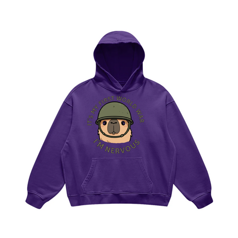 Capybara Mode On – Funny Chill Vibes Hoodie