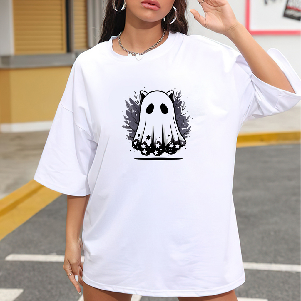 Boo-tiful Cat – Cute Ghost Cat T-Shirt