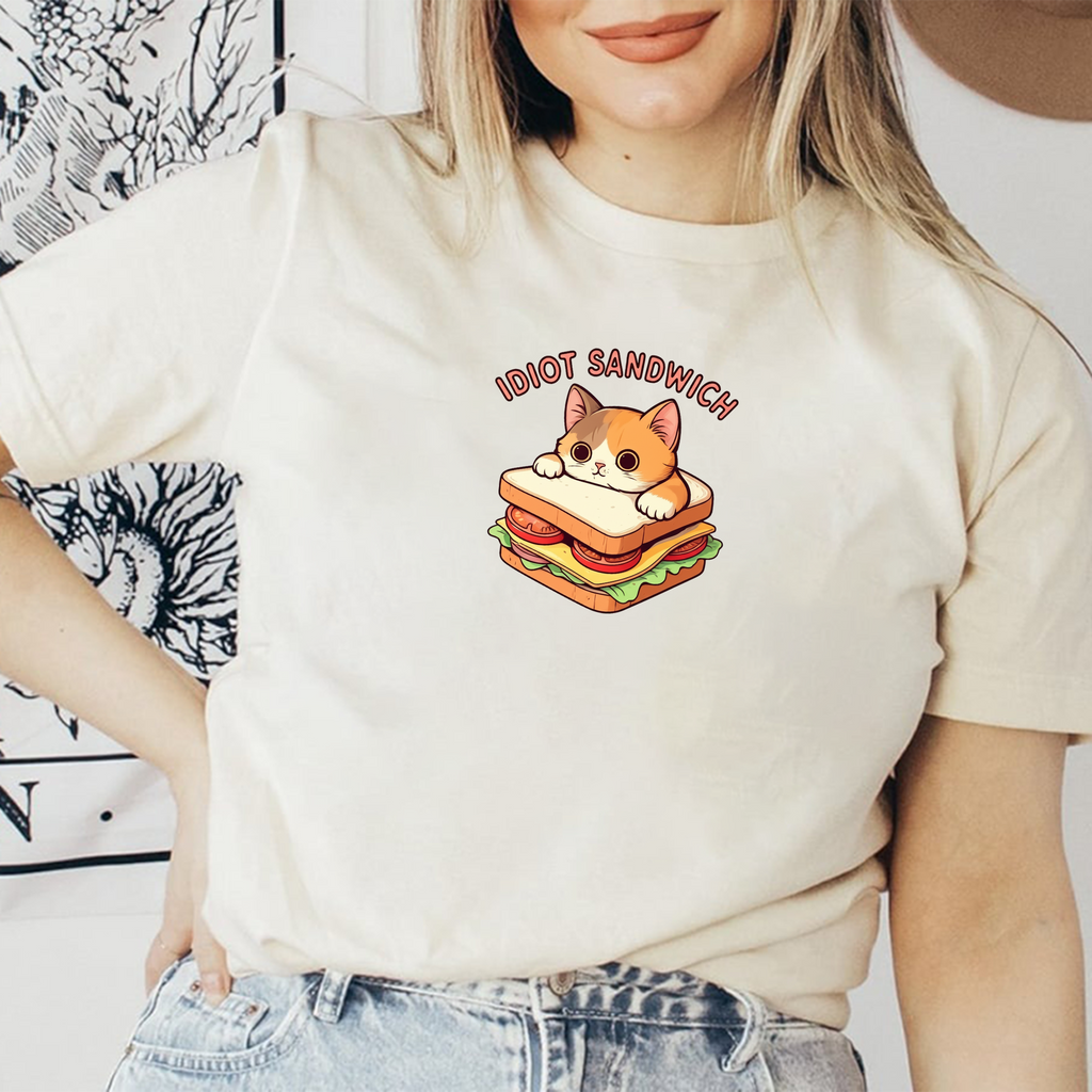 Catwich Time – Funny Sandwich Cat T-Shirt