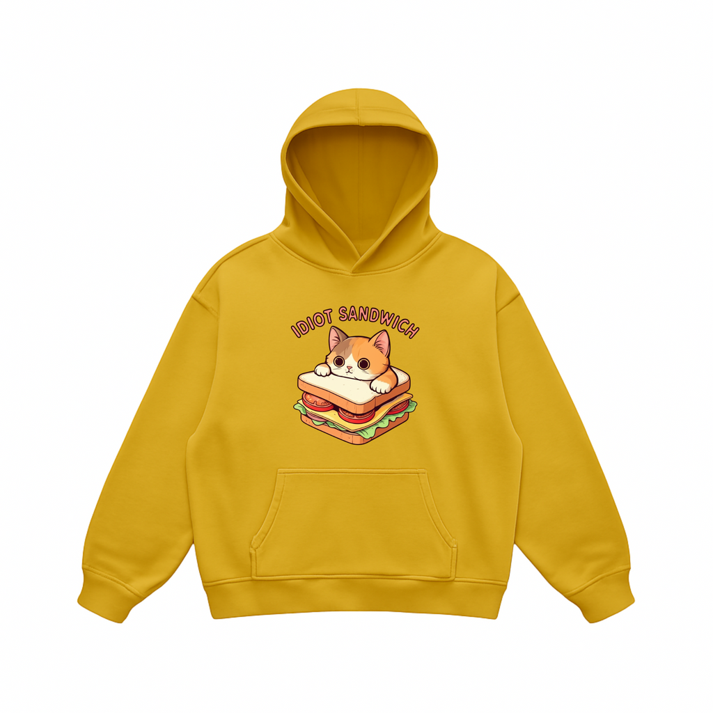 Catwich – Cute Cat in a Sandwich Hoodie