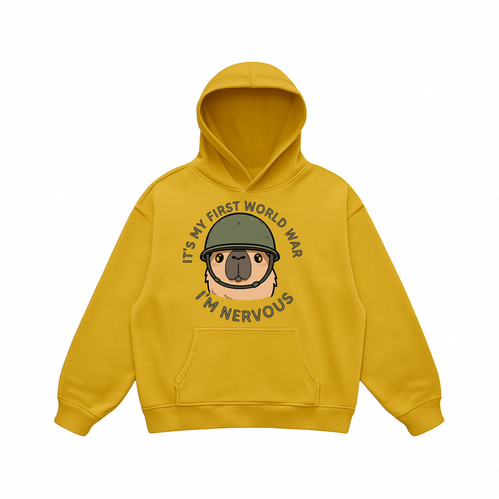 Capybara Mode On – Funny Chill Vibes Hoodie