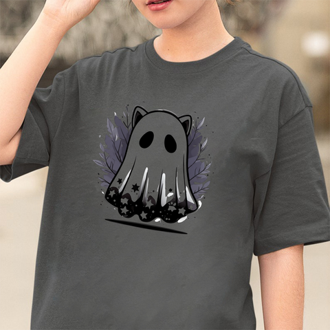 Boo-tiful Cat – Cute Ghost Cat T-Shirt