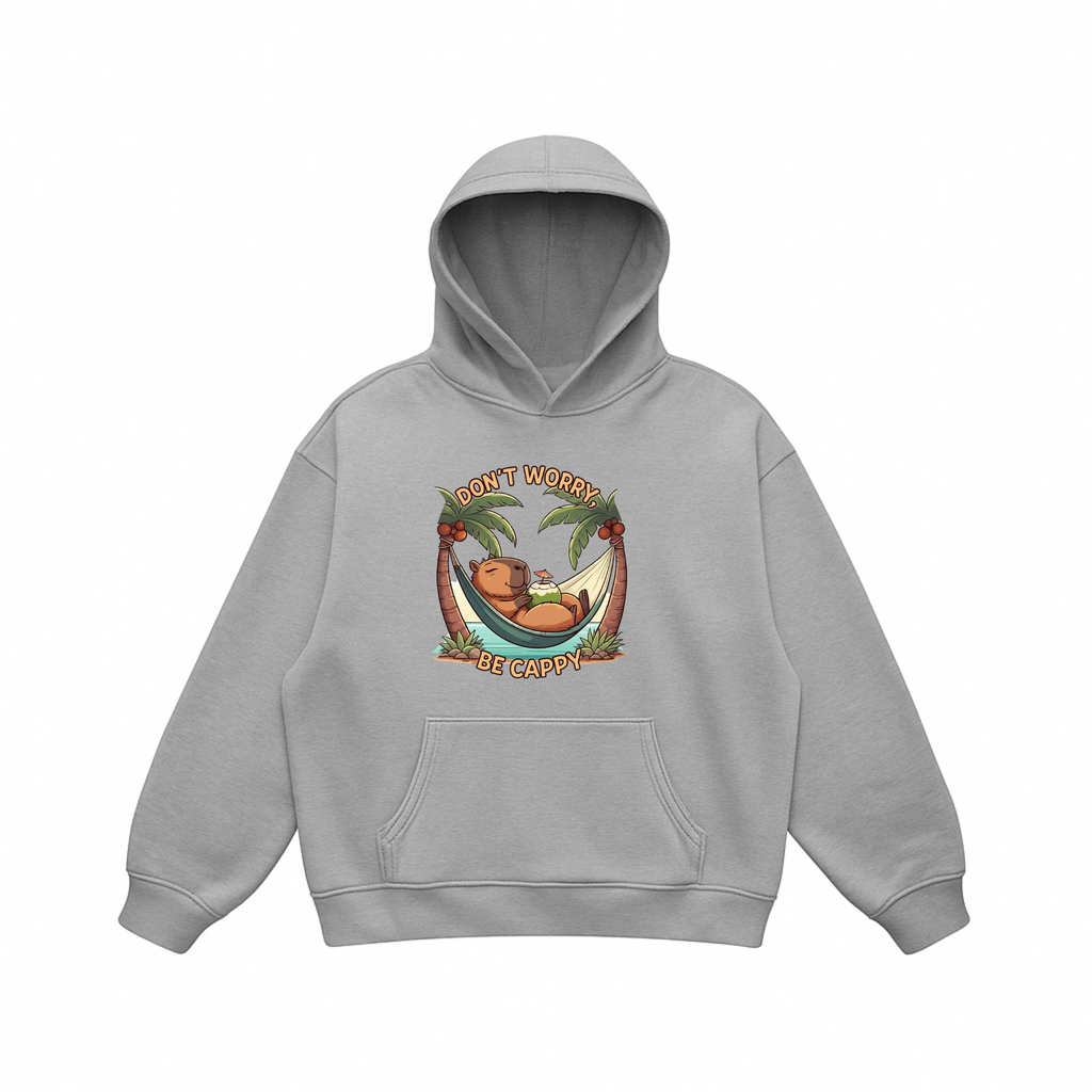 Stay Chill with Capybara – Cozy Hoodie for Animal Lovers